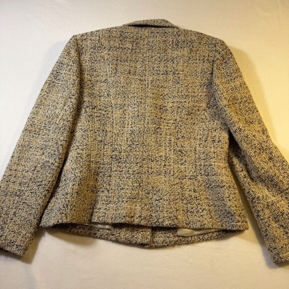 Vintage Talbots Tweed Blazer Jacket Sz 2 Single Breast Old Money Preppy Classic - Picture 11 of 14